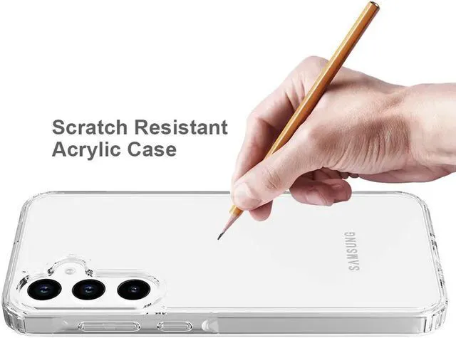 Alt view image 5 of 5 - AquaFlex Anti-Shock Clear Case Slim Cover for Samsung Galaxy A15 5G