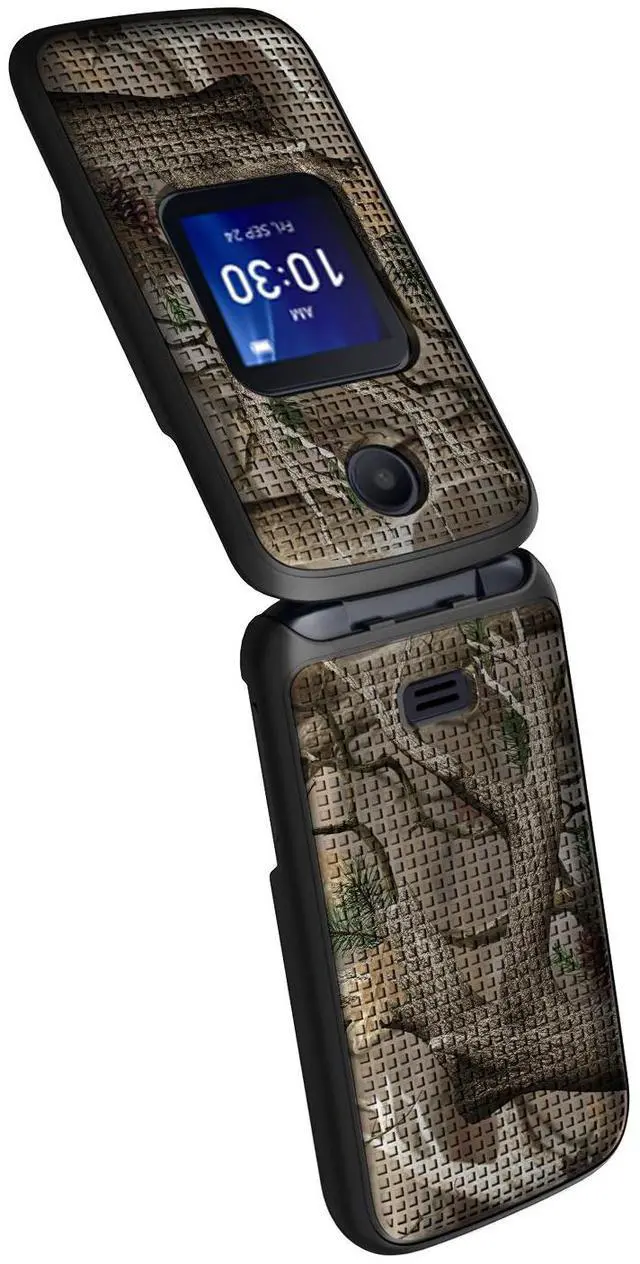 Alt view image 4 of 7 - Outdoor Camo Real Woods Tree Case Hard Cover for Alcatel Go Flip 4, TCL FLIP Pro