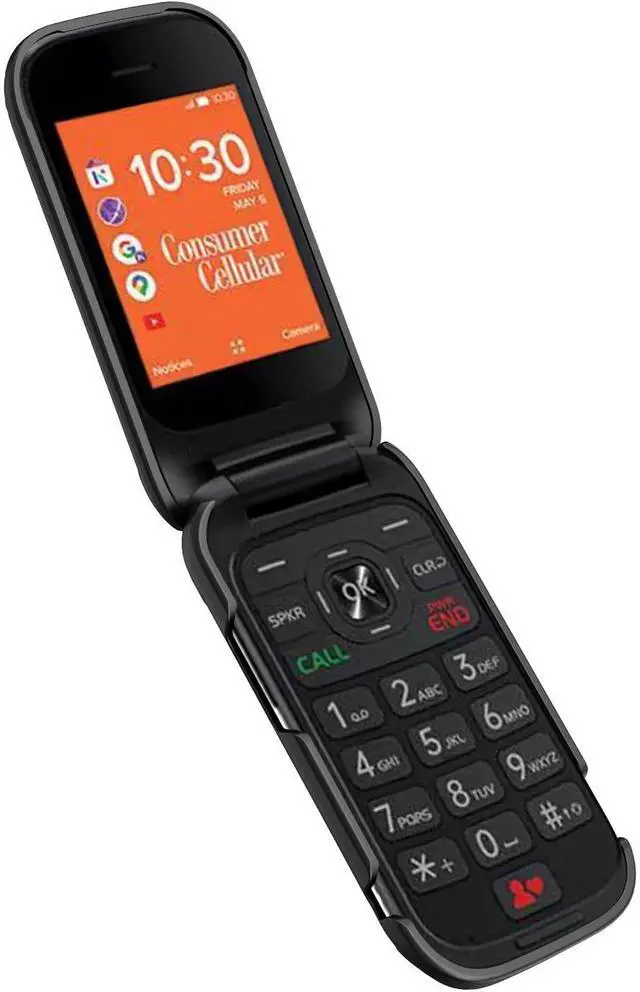 Alt view image 6 of 7 - Outdoor Camouflage Hard Case Camo Cover for Consumer Cellular Iris Flip Phone