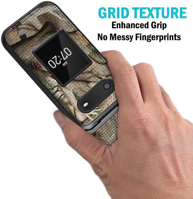 Alt view image 2 of 7 - Outdoor Camo Real Woods Tree Case Hard Cover for Nokia 2760 2780 Flip Phone