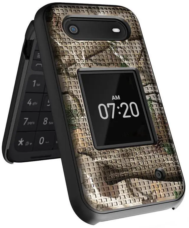 Alt view image 4 of 7 - Outdoor Camo Real Woods Tree Case Hard Cover for Nokia 2760 2780 Flip Phone