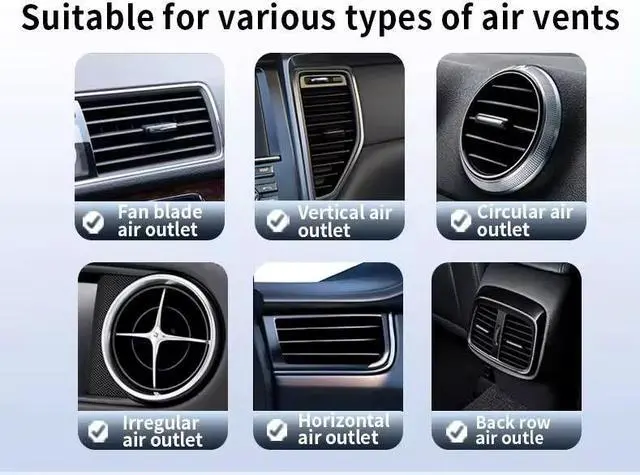 Alt view image 7 of 7 - Car AC Vent Phone Mount Charger (Compatible with Magsafe) - for iPhone 16 15 14