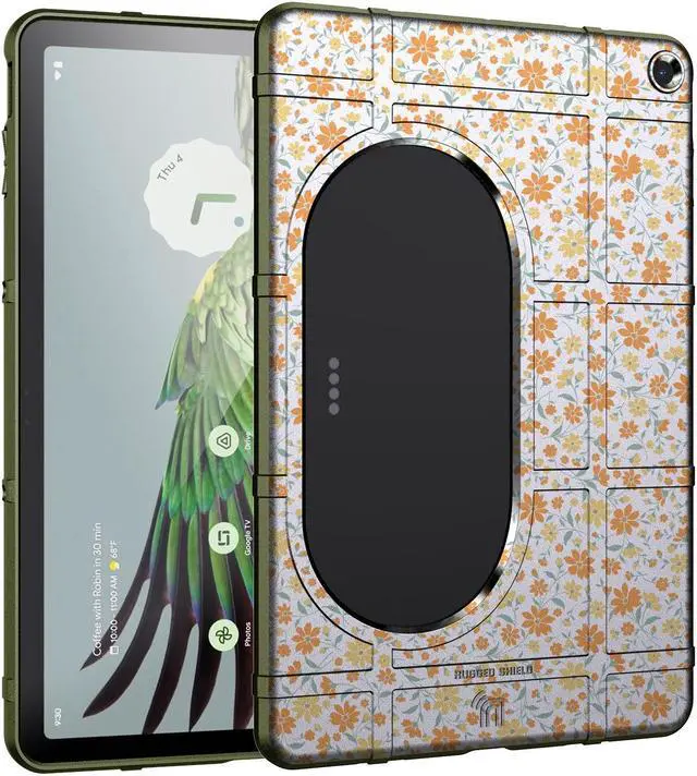 Main image of Special Ops Rugged Shield Case for Google Pixel Tablet (2023) - Floral Aesthetic