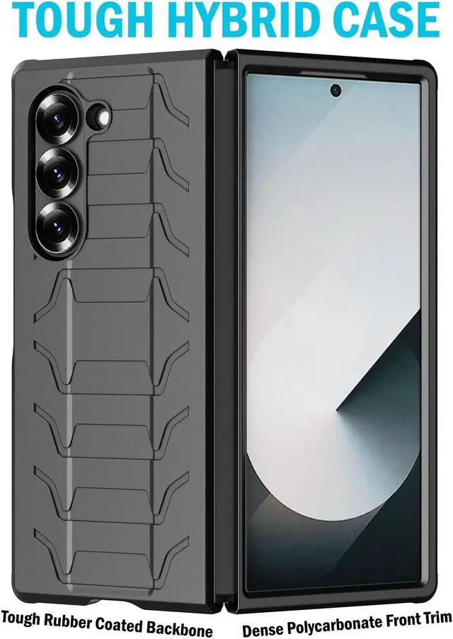 Alt view image 3 of 6 - Case for Samsung Galaxy Z Fold 6, Special Ops Tactical Cover - Matte Black
