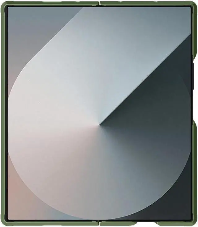 Alt view image 5 of 6 - Case for Samsung Galaxy Z Fold 6, Tactical Hybrid Cover - Retro Flower Design