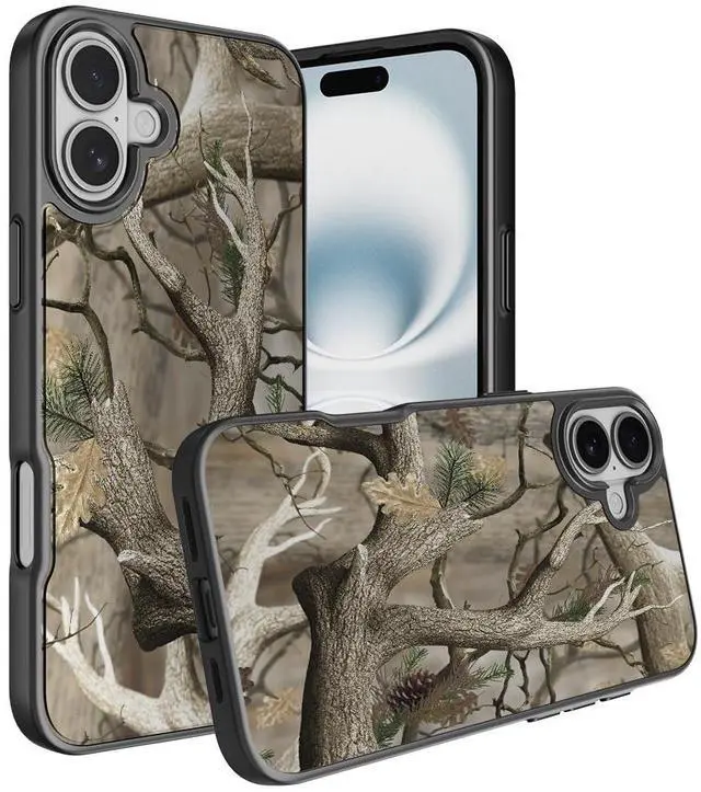 Alt view image 2 of 5 - Case for iPhone 16 - Compatible with MagSafe - Bush Camo