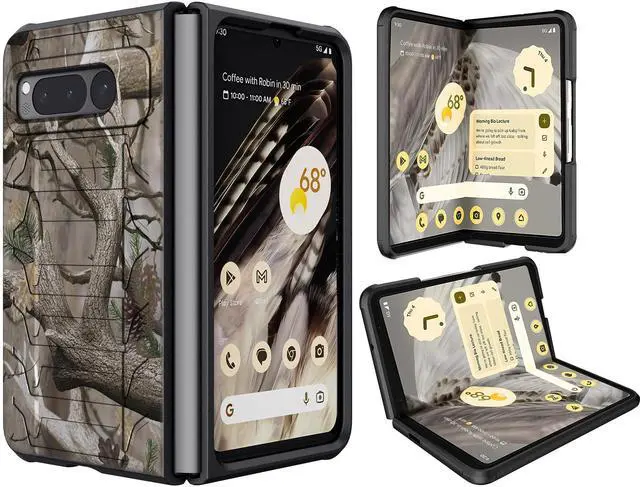 Alt view image 3 of 7 - Case for Google Pixel Fold Phone, Special Ops Tactical Cover - Outdoor Camo Tree