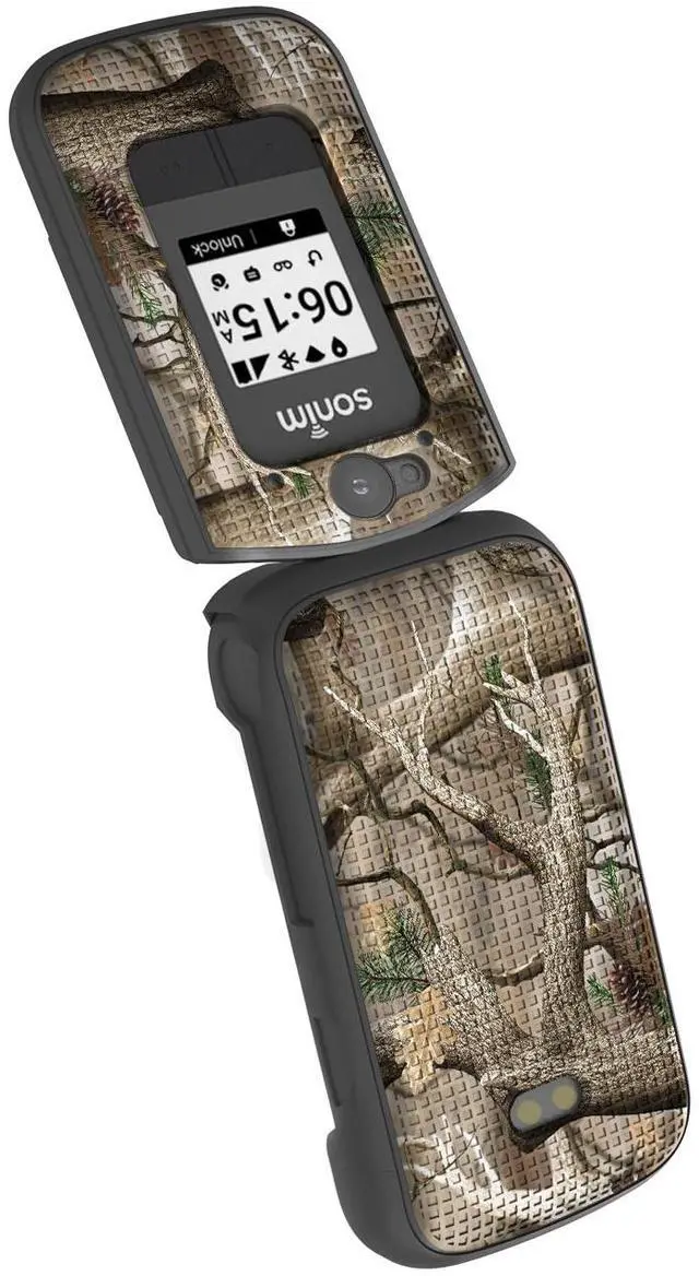 Alt view image 6 of 7 - Outdoor Camouflage Real Woods Camo Tree Case for Sonim XP3 Plus 4G (XP3900)
