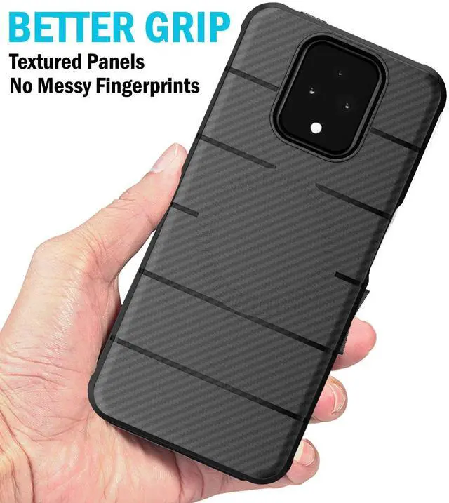 Alt view image 4 of 7 - Case for Sonim XP Pro 5G Phone - Black Carbon Fiber (Compatible with Magsafe)