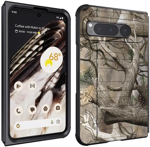 Alt view image 2 of 7 - Case for Google Pixel Fold Phone, Special Ops Tactical Cover - Outdoor Camo Tree