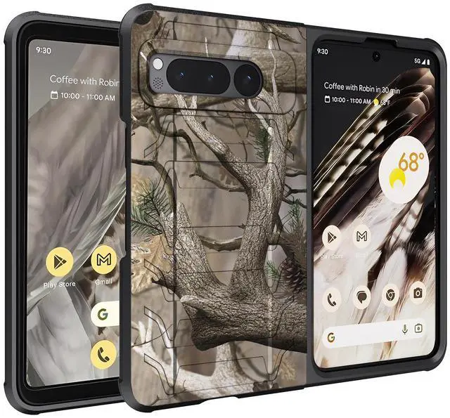 Main image of Case for Google Pixel Fold Phone, Special Ops Tactical Cover - Outdoor Camo Tree
