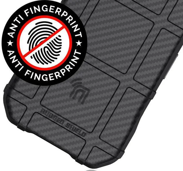 Alt view image 5 of 7 - Special Ops Rugged Shield Case for Kyocera DuraForce Pro 3 - Black Carbon Fiber