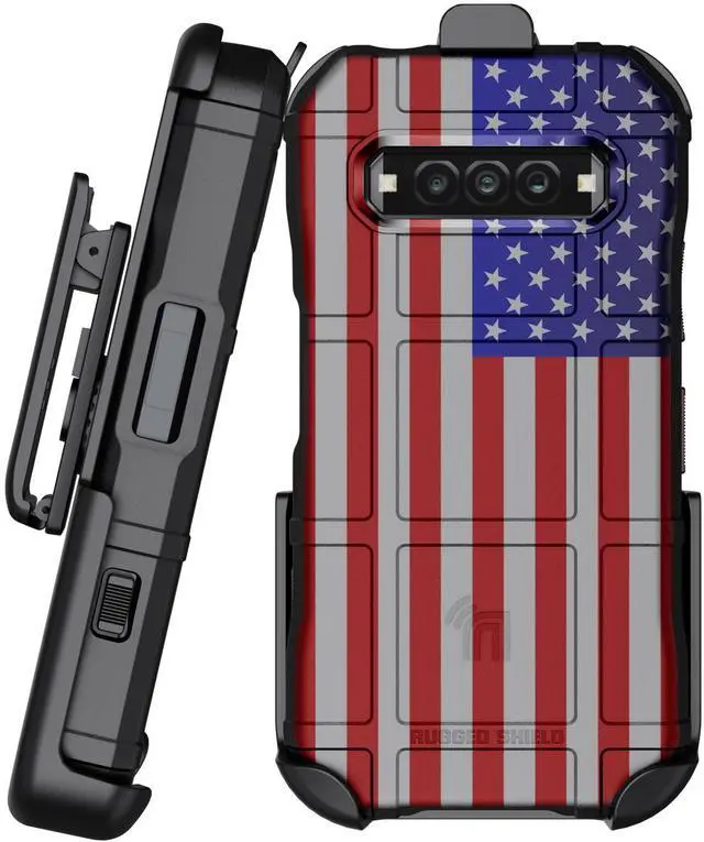 Main image of Special Ops Rugged Case and Belt Clip for Kyocera DuraForce Pro 3 - USA Flag