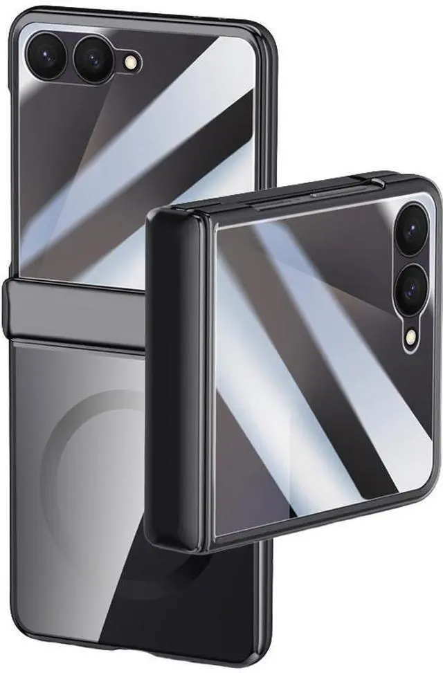 Main image of Screen Protect Case for Samsung Galaxy Z Flip 7 - Compatible with MagSafe, Black