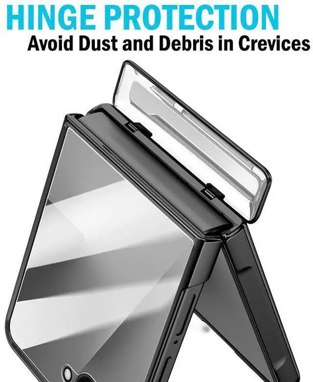 Alt view image 4 of 7 - Screen Protect Case for Samsung Galaxy Z Flip 7 - Compatible with MagSafe, Black