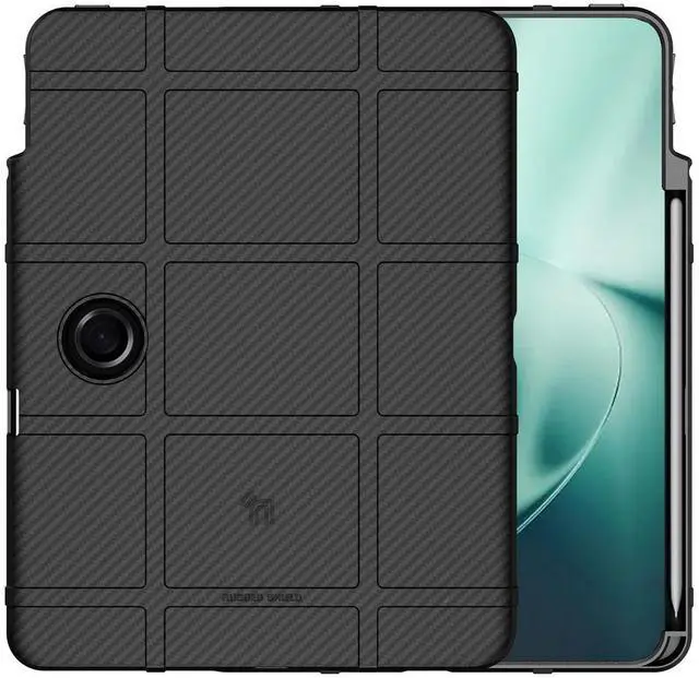 Main image of Rugged Shield Case for OnePlus Pad Tablet (with Stylus Holder) - Carbon Fiber