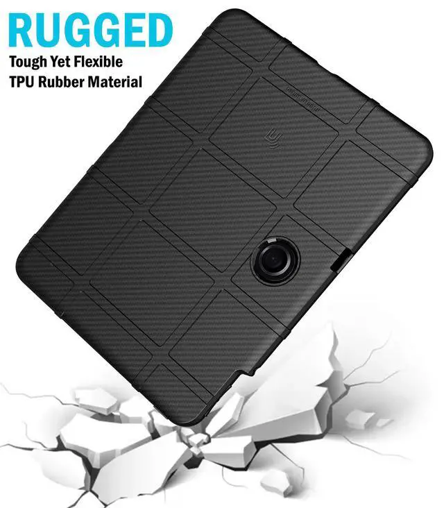 Alt view image 7 of 7 - Rugged Shield Case for OnePlus Pad Tablet (with Stylus Holder) - Carbon Fiber