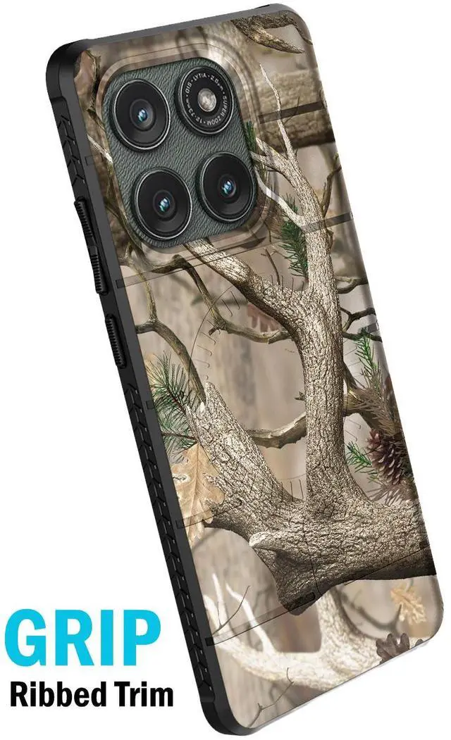 Alt view image 7 of 7 - Case for Motorola Edge 5G 2025 Phone - Bush Camo (Compatible with Magsafe)