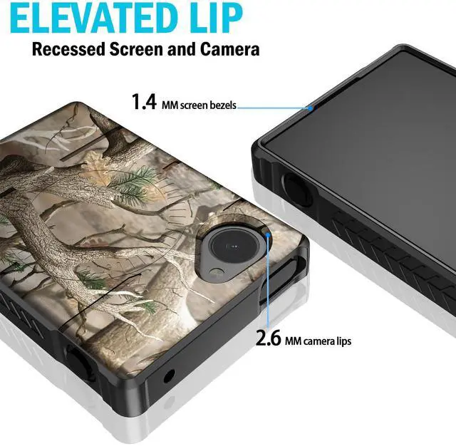 Alt view image 5 of 7 - Rugged TPU Case for Light Phone III (Compatible with Magsafe) - Bush Camo