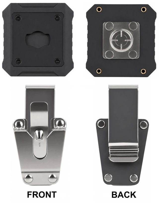 Alt view image 2 of 7 - Metal Belt Clip Mount for Axon Body 4 3 2 Camera Bodycam