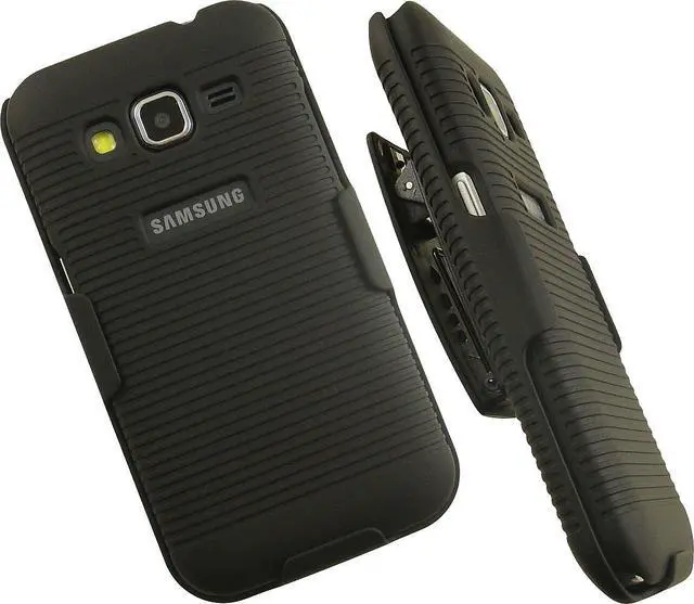 Main image of BLACK HARD CASE COVER BELT CLIP HOLSTER STAND FOR SAMSUNG GALAXY PREVAIL LTE