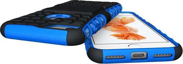 Alt view image 6 of 7 - BLUE GRENADE GRIP RUGGED TPU SKIN HARD CASE COVER STAND FOR APPLE iPHONE 7/8