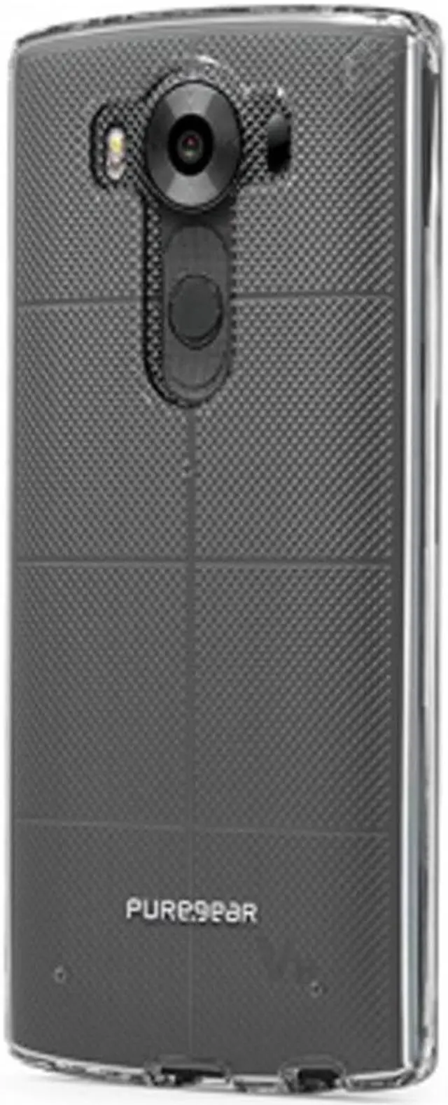 Alt view image 8 of 11 - PUREGEAR CLEAR SLIM SHELL CASE HARD TRANSPARENT COVER FOR LG V10 PHONE
