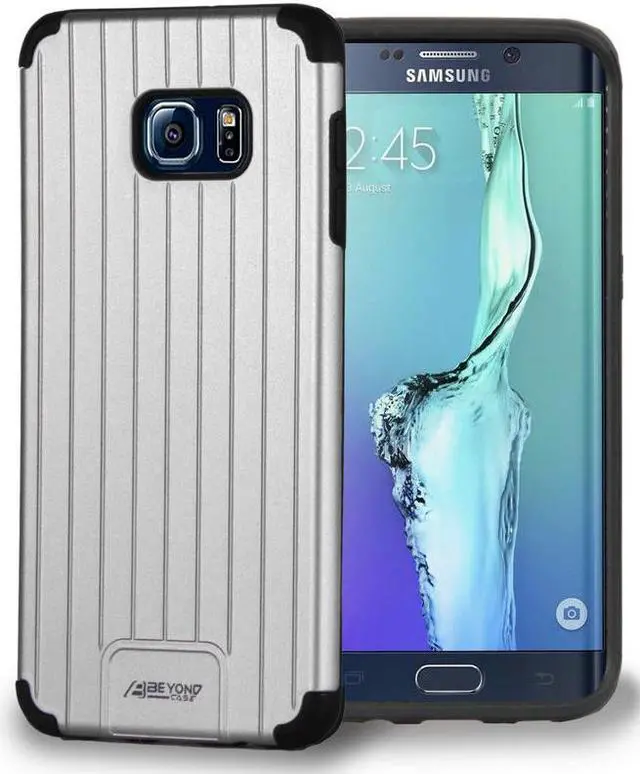 Main image of SILVER MATTE METALLIC SLIM DUO-SHIELD CASE COVER FOR SAMSUNG GALAXY S6 EDGE PLUS