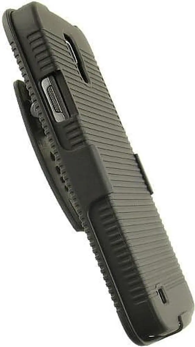Alt view image 3 of 7 - BLACK HARD CASE + BELT CLIP HOLSTER STAND FOR AT&T SAMSUNG GALAXY S4 ACTIVE i537