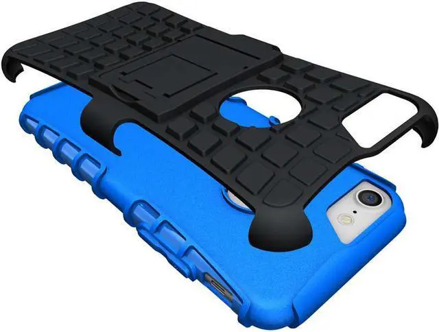 Alt view image 5 of 7 - BLUE GRENADE GRIP RUGGED TPU SKIN HARD CASE COVER STAND FOR APPLE iPHONE 7/8