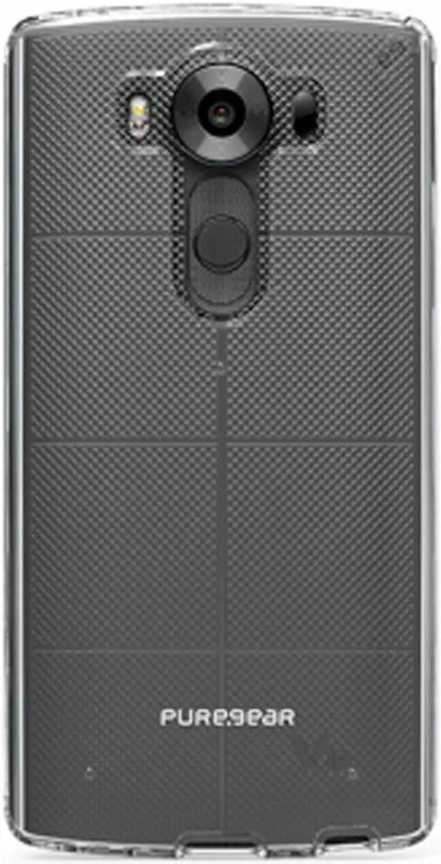 Alt view image 7 of 11 - PUREGEAR CLEAR SLIM SHELL CASE HARD TRANSPARENT COVER FOR LG V10 PHONE