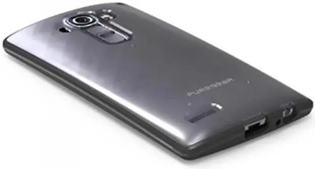 Alt view image 4 of 9 - PureGear Slim Shell Protective Cell Phone Case - Black/Clear - LG G4