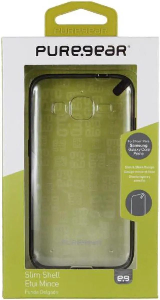Alt view image 8 of 8 - PUREGEAR SLIM SHELL BLACK/CLEAR CASE COVER FOR SAMSUNG GALAXY CORE PRIME G360
