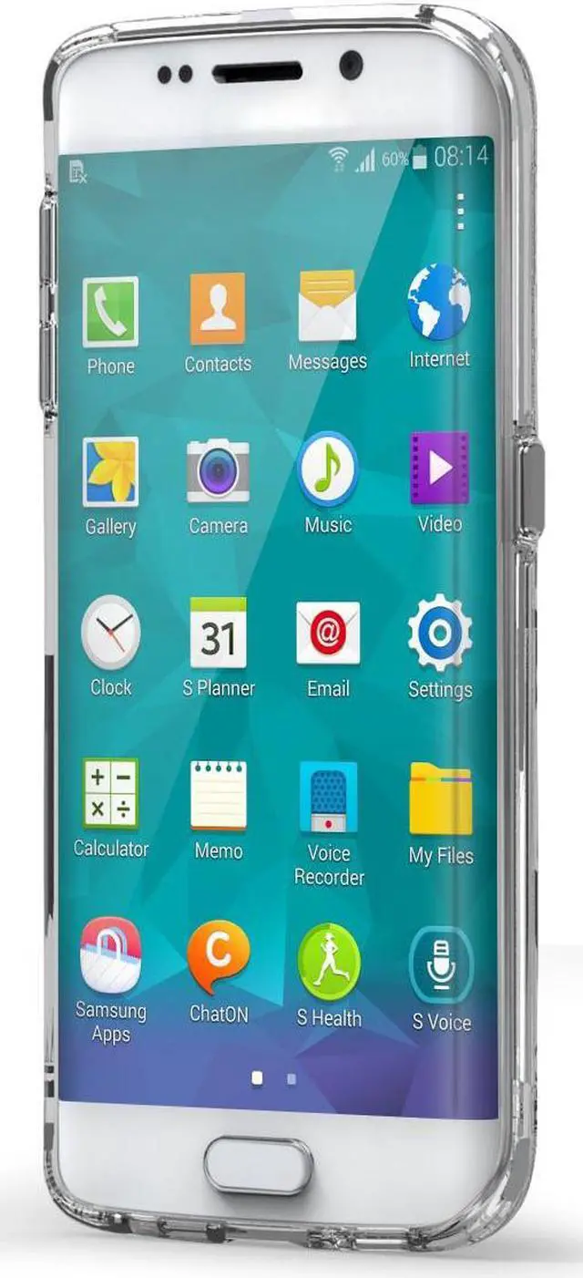 Alt view image 3 of 12 - PureGear Slim Shell Case for Samsung Galaxy S6 Edge+ - Clear/Clear