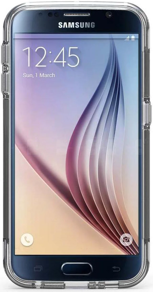 Alt view image 2 of 7 - PUREGEAR DUALTEK PRO BLACK ANTI-SHOCK CASE COVER FOR SAMSUNG GALAXY S6 SM-G920