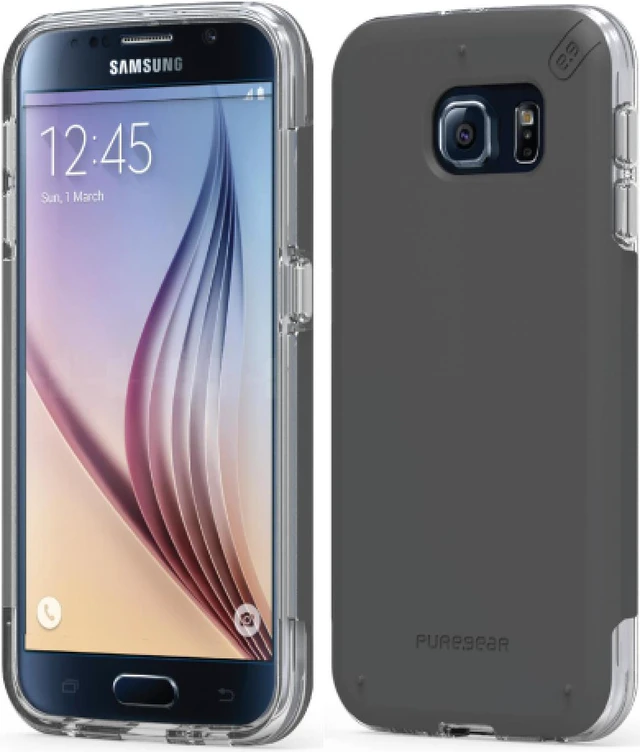 Main image of PUREGEAR DUALTEK PRO BLACK ANTI-SHOCK CASE COVER FOR SAMSUNG GALAXY S6 SM-G920