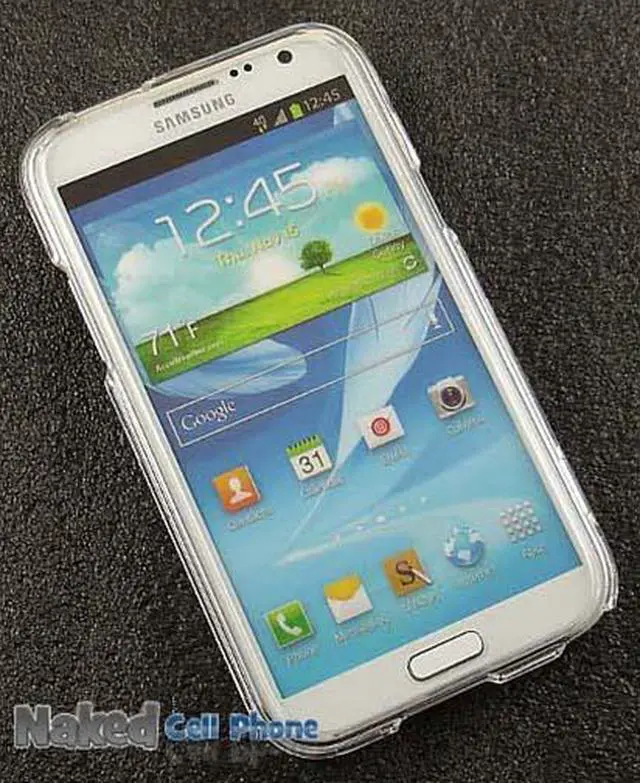 Alt view image 4 of 5 - SEE-THRU CLEAR HARD SHELL PROTECTOR CASE COVER FOR SAMSUNG GALAXY NOTE 2 II