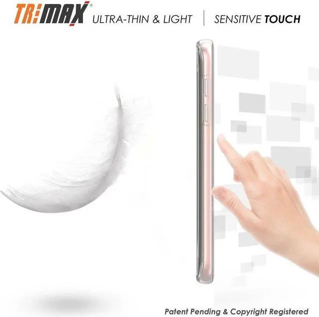 Alt view image 5 of 7 - TRI-MAX CLEAR SCREEN GUARD TPU CASE SLIM COVER FOR SAMSUNG GALAXY S7 EDGE