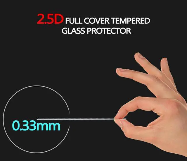 Alt view image 3 of 6 - 2X CLEAR HARD TEMPERED GLASS SCREEN PROTECTOR SAVER FOR MOTOROLA MOTO Z2 PLAY