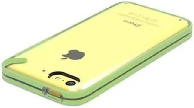 Alt view image 5 of 7 - PUREGEAR SLIM SHELL LIME GREEN CLEAR CASE COVER FOR APPLE iPHONE 5c