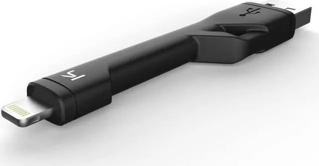 Alt view image 4 of 6 - KiDiGi BLACK KNIGHT KEYCHAIN USB CHARGER CABLE FOR APPLE iPHONE 7 6s PLUS 5 SE