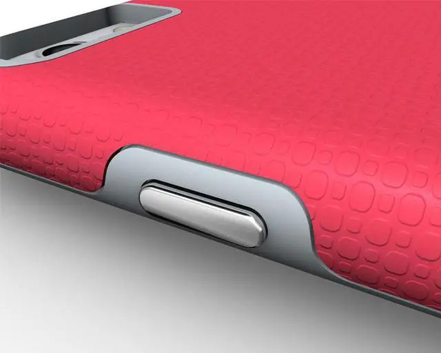 Alt view image 4 of 7 - ANTI-SLIP PINK TEXTURED GRIP SOFT SKIN HARD CASE COVER FOR APPLE iPHONE 6 / 6s