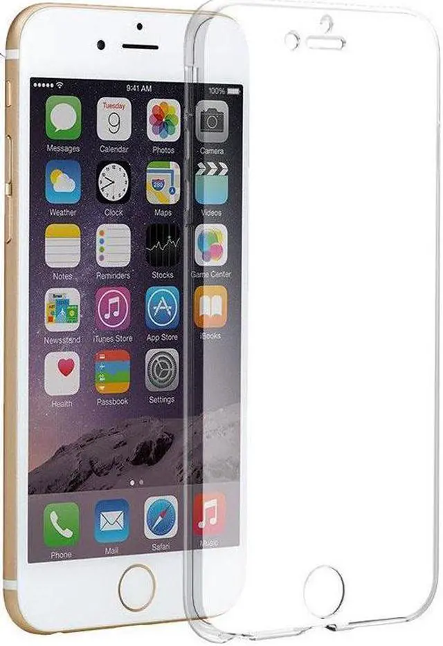 Main image of NEW TRI-MAX CLEAR SCREEN GUARD TPU CASE SLIM COVER FOR APPLE iPHONE 6 PLUS +