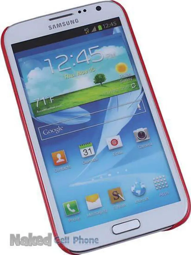 Alt view image 2 of 2 - ULTRA SLIM RED PROTEX HARD SHELL CASE COVER FOR SAMSUNG GALAXY NOTE 2 II