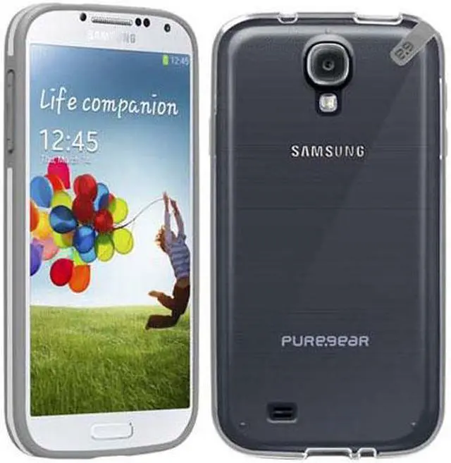 Alt view image 4 of 5 - PureGear Slim Shell Protective Cell Phone Case - Clear - Samsung Galaxy S4
