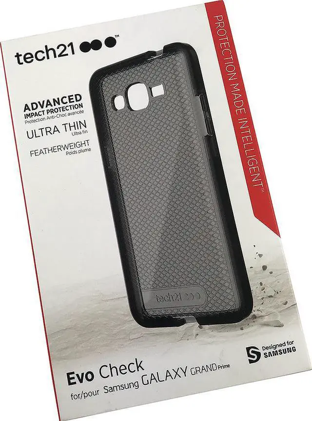 Main image of Tech21 BLACK SMOKE EVO CHECK ANTI-SHOCK CASE FOR SAMSUNG GALAXY GRAND PRIME