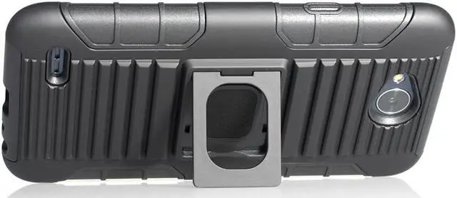 Alt view image 3 of 7 - Black Case + Belt Clip + Magnetic Car Mount for LG X Power 2, X Charge, Fiesta 2