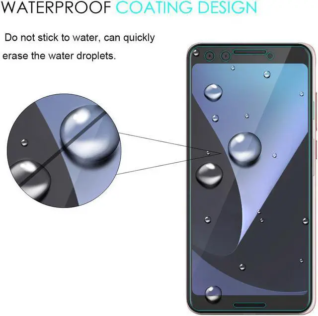 Alt view image 6 of 6 - 2X CLEAR HARD TEMPERED GLASS SCREEN PROTECTOR CRACK SAVER FOR GOOGLE PIXEL 3