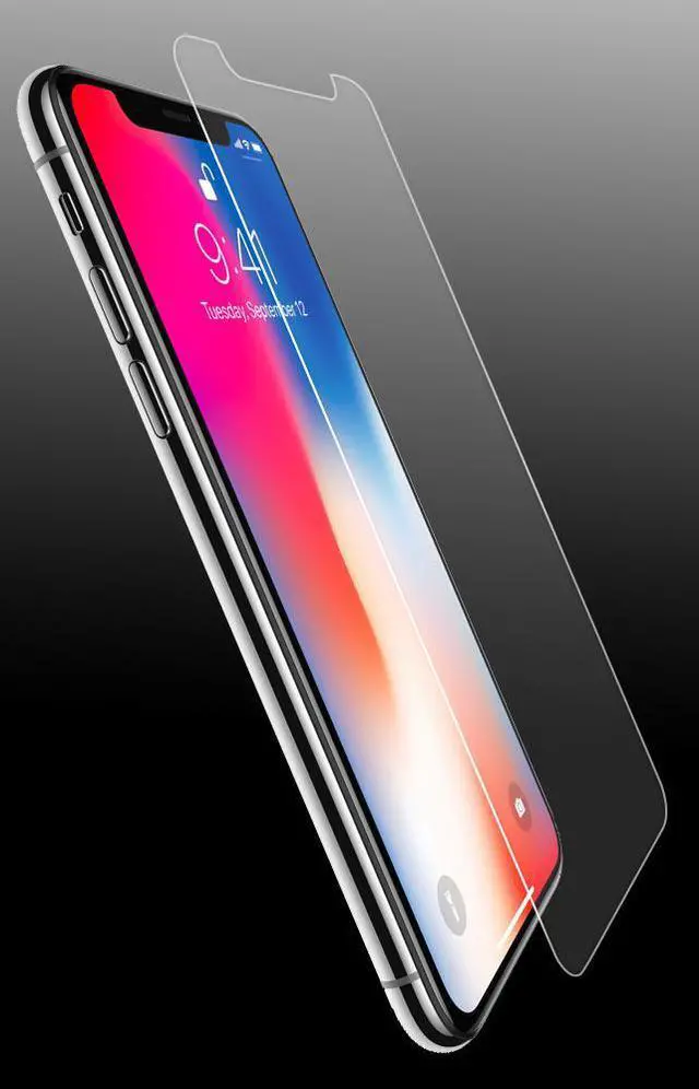 Alt view image 5 of 6 - 2X Tempered Glass Screen Protector Scratch Guard for Apple iPhone XR 6.1"