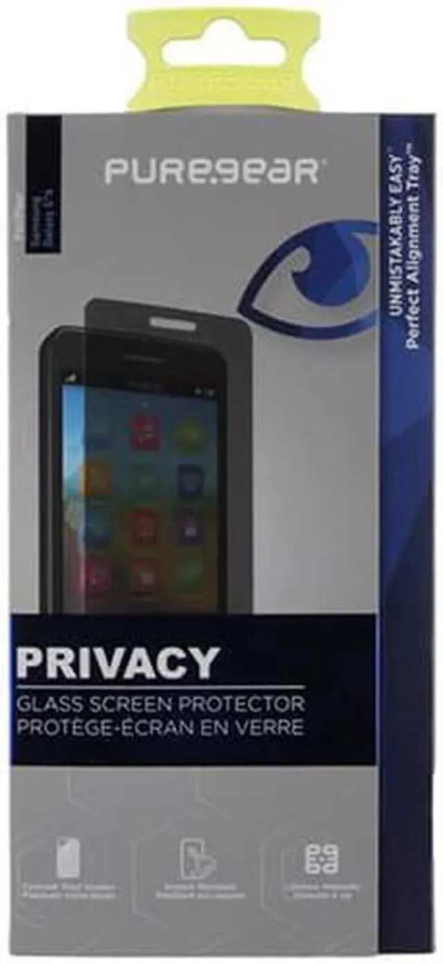 Alt view image 3 of 4 - PUREGEAR PURETEK PRIVACY TEMPERED GLASS SCREEN SHIELD KIT FOR SAMSUNG GALAXY S6